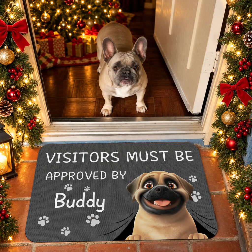 3D Cartoon Dog Non-Slip Doormat